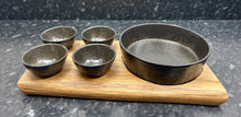 Load image into Gallery viewer, Serving Board with 5 x Oxide Dishes (Pop-1013)

