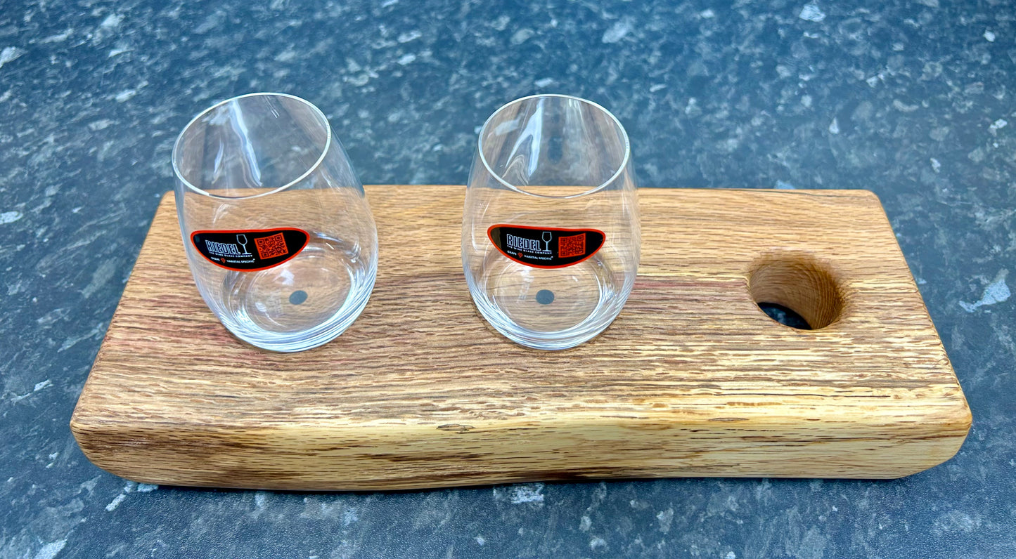 Tasting Flight with 2 Riedel Port/Spirit Glasses (2Pt-1079)