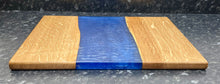 Load image into Gallery viewer, Oak &amp; Blue Resin &quot;Stream&quot; Serving Board (Str-1169)
