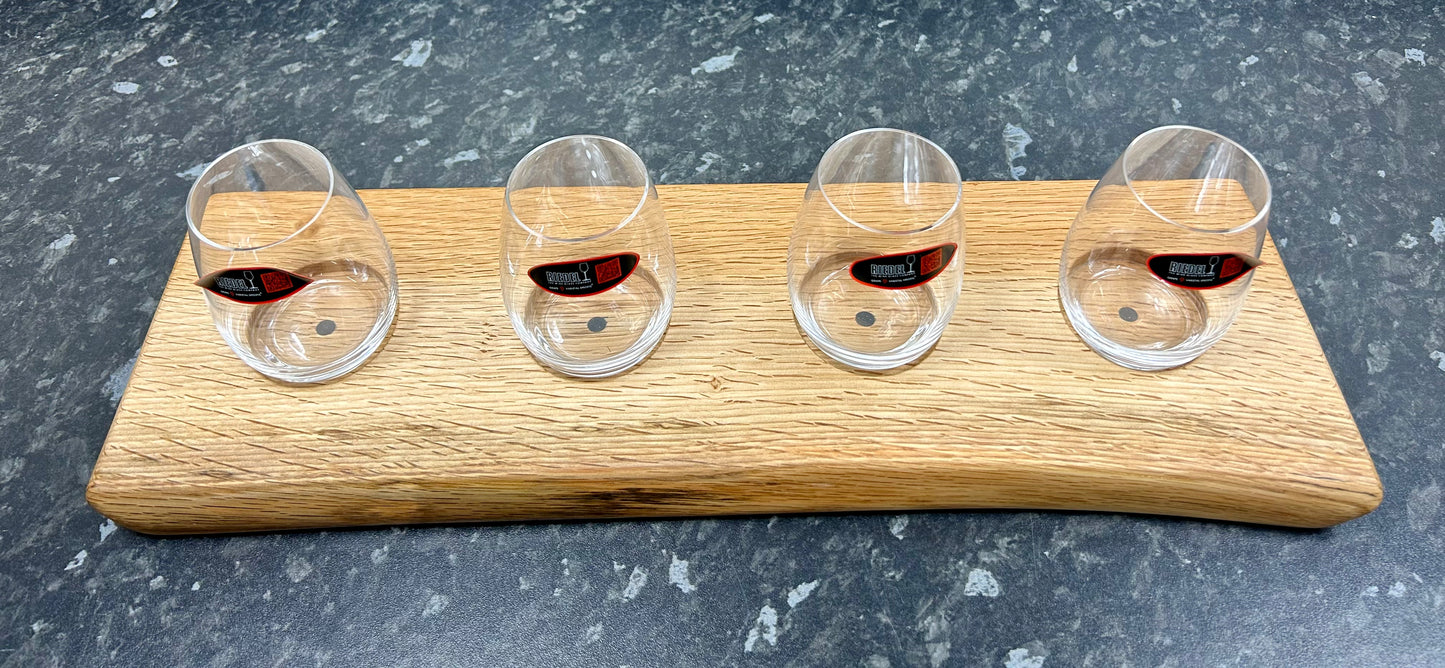 Tasting Flight with 4 Riedel Port/Spirit Glasses (4Pt-1028)