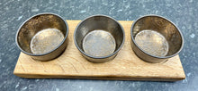 Load image into Gallery viewer, Serving Board with 3 “Aztec” 12cm Bowls (3Az12-980)
