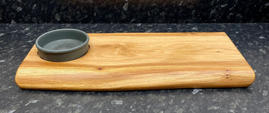 Serving Board with 10cm Carbon tapas dish (1TpC-1202)