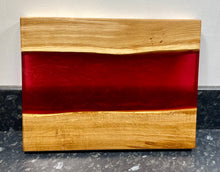 Load image into Gallery viewer, Oak &amp; Red Resin Serving Board (Str-1224)
