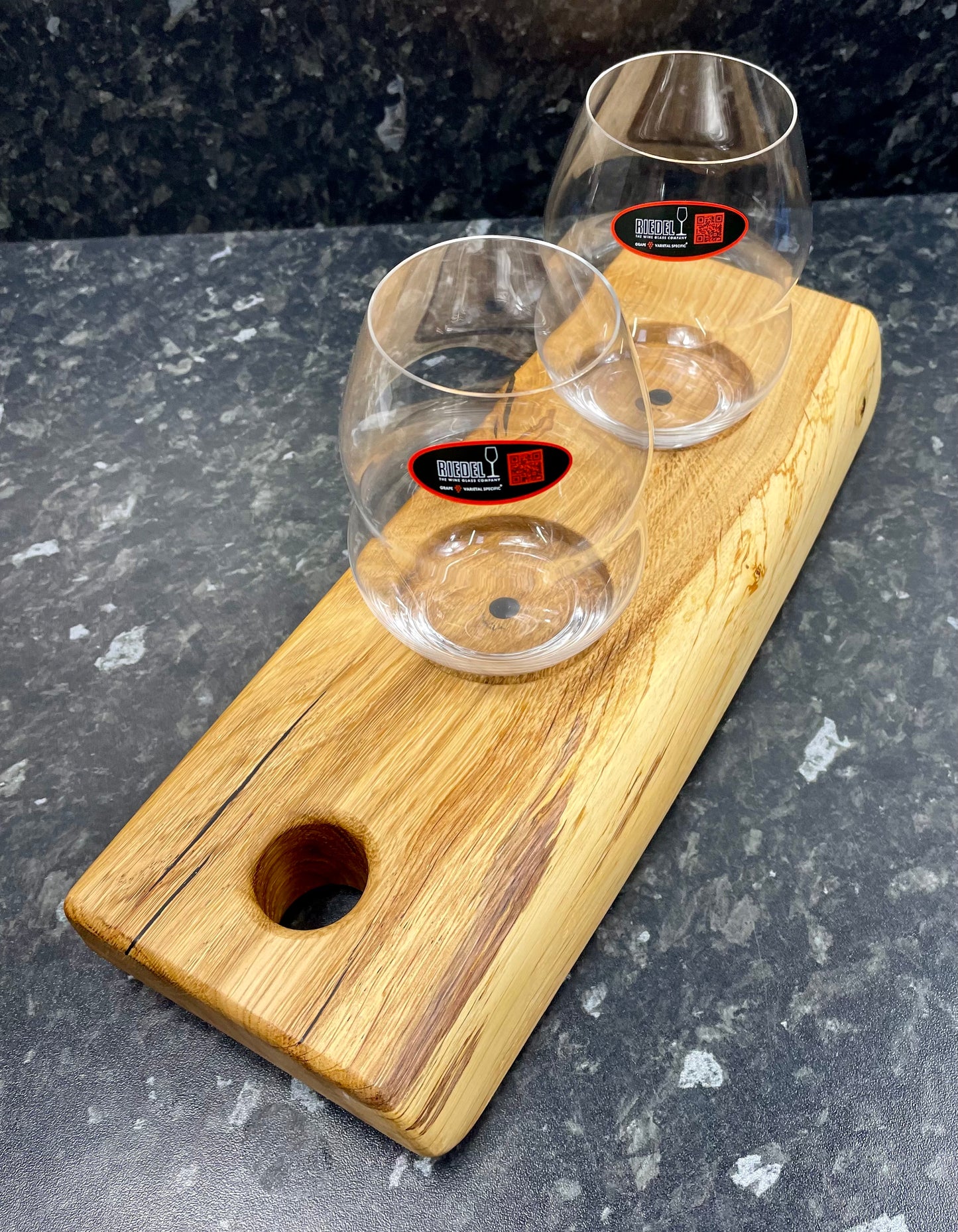 Tasting Flight with 2 Riedel Red Wine Swirl Glasses (2rw-1167)