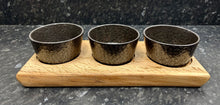 Load image into Gallery viewer, Serving Board with 3 Oxide 12cm Bowls (3Ox12-1063)
