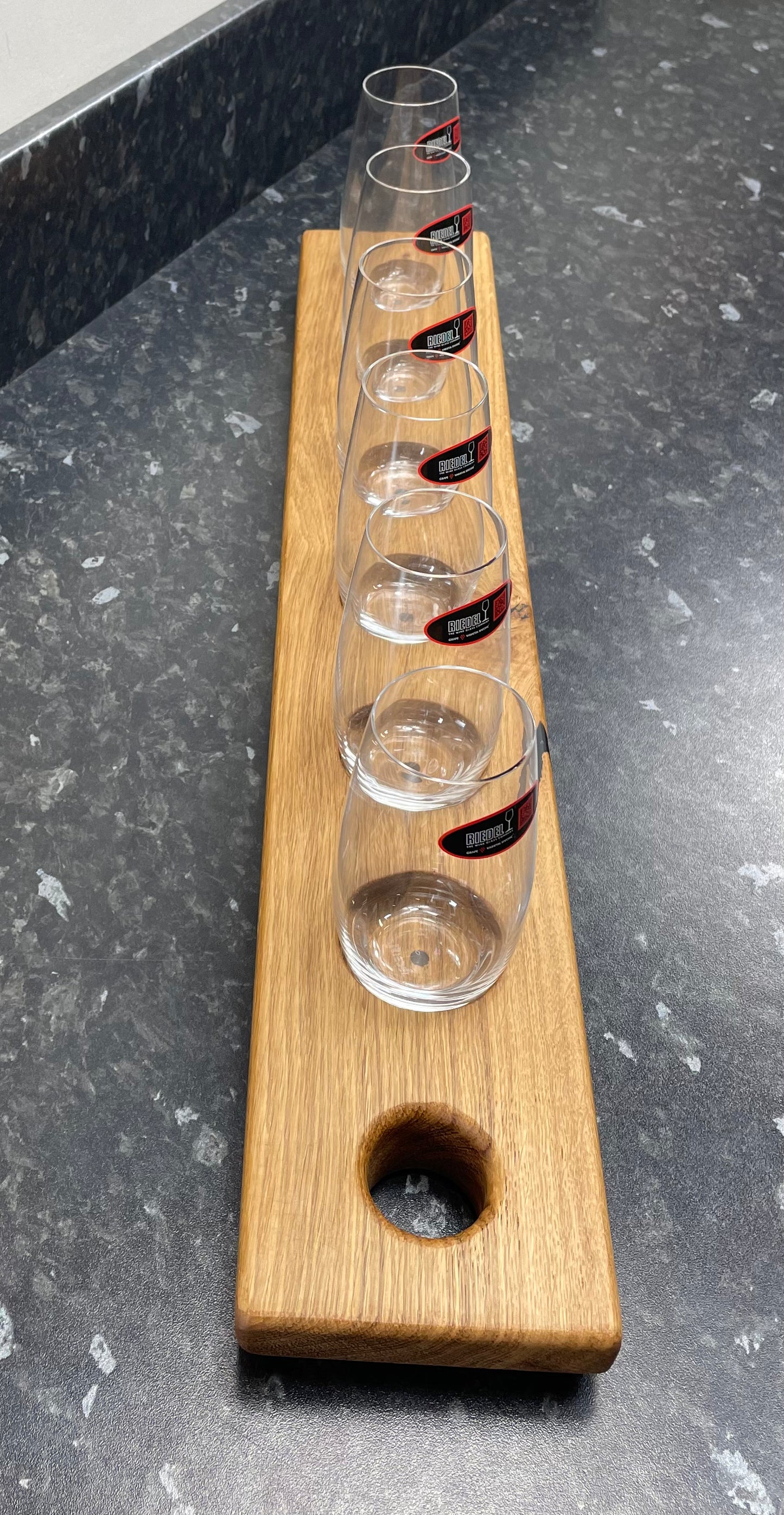 Tasting Flight with 6 Riedel Champagne Glasses (6Cp-812)