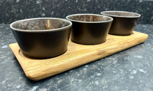 Load image into Gallery viewer, Serving Board with 3 “Aztec” 12cm Bowls (3Az12-1061)
