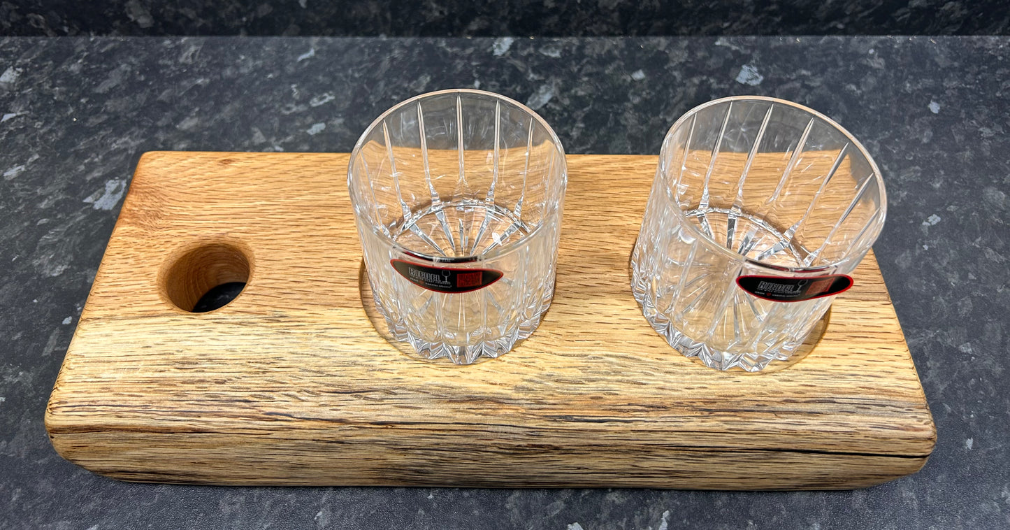 2 Crystal Tumbler Tasting Flight (2Rtm-1286)