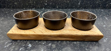 Load image into Gallery viewer, Serving Board with 3 “Aztec” 12cm Bowls (3Az12-980)
