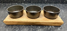 Load image into Gallery viewer, Serving Board with 3 Oxide 12cm Bowls (3Ox12-977)
