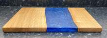 Load image into Gallery viewer, Oak &amp; Blue Resin &quot;Stream&quot; Serving Board (Str-1170)
