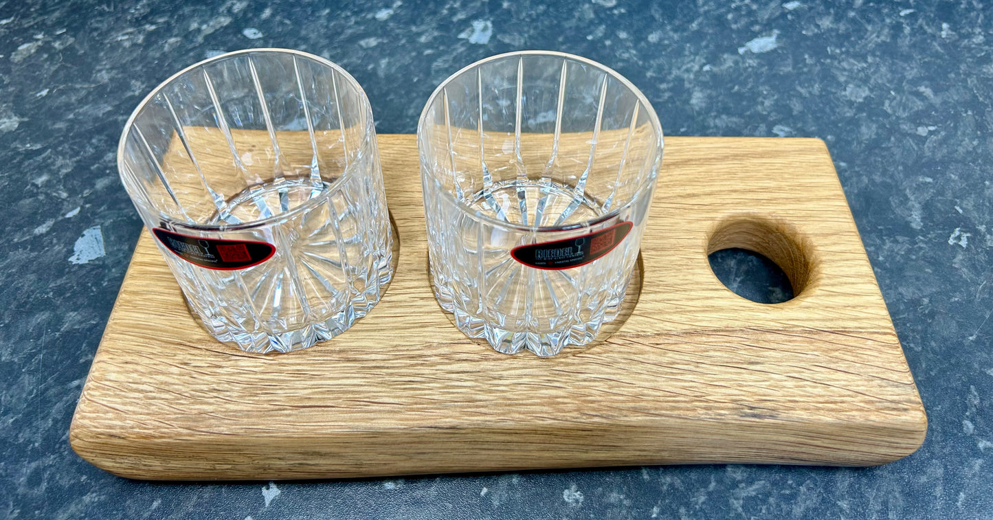 2 Crystal Tumbler Tasting Flight (2Rtm-1075)