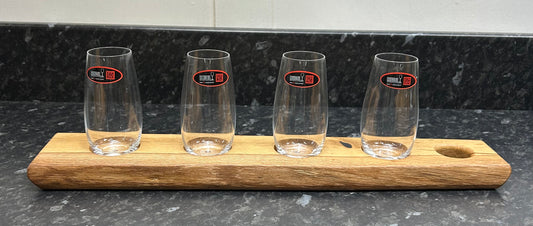 Tasting Flight with 4 Riedel Champagne Glasses (4Cp-664)